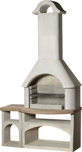 Thumbnail - BUSCHBECK Gartengrillkamin »Bozen«, 117 cm - weiss