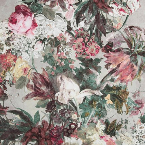 Rasch Vliestapete, Blumen, mehrfarbig, matt - bunt