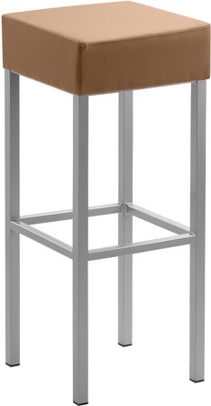 Mayer Sitzmöbel Barhocker »1123«, BxH: 34 x 82 cm, Mikrofaser, braun