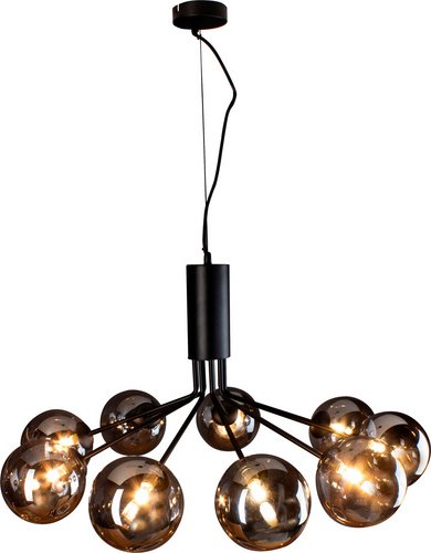 Thumbnail - ECO-LIGHT Pendelleuchte »Neptun«, G9, max. 28 W, schwarz/smoked