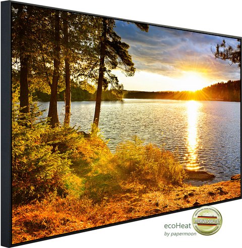 papermoon Infrarotheizung »EcoHeat - Algonquin Park See«, Matt-Effekt - bunt