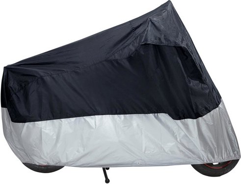 ALPHA MOTORS Abdeckplane, Grau | Schwarz, 205 x 84 x 121, Kunststoff