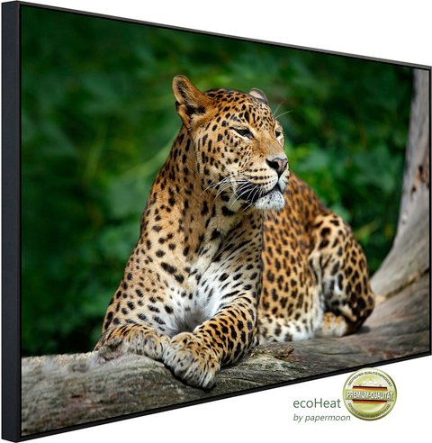 papermoon Infrarotheizung »EcoHeat - Leopard«, Matt-Effekt - bunt