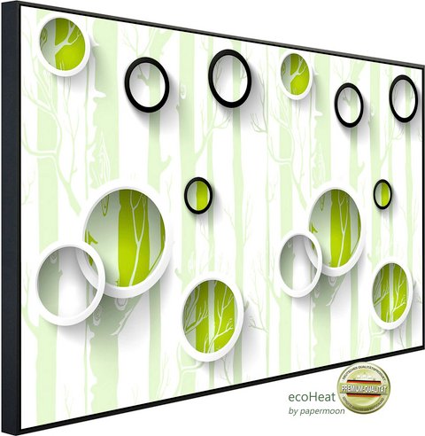 Thumbnail - papermoon Infrarotheizung »EcoHeat - Muster mit Wald«, Matt-Effekt - bunt