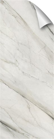 mySPOTTI Duschrückwand-Panel, fresh, Marmoroptik, 255x100 cm - beige