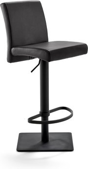 Mayer Sitzmöbel Barhocker »1286«, Breite: 41 cm, höhenverstellbar, Mikrofaser, grau