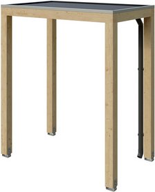 SKANHOLZ Vordach »Flensburg«, 200 x 125 cm (BxT), nordische Fichte, natur - beige