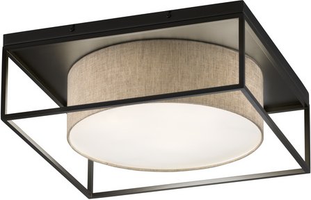 Thumbnail - Fischer & Honsel Deckenleuchte »Carre«, Metall, 25 W - schwarz