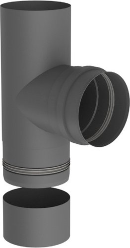 Jeremias T-Anschluss »Pellet-Line«, grau