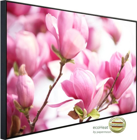 Thumbnail - papermoon Infrarotheizung »EcoHeat - Rosa Magnolie«, Matt-Effekt - bunt