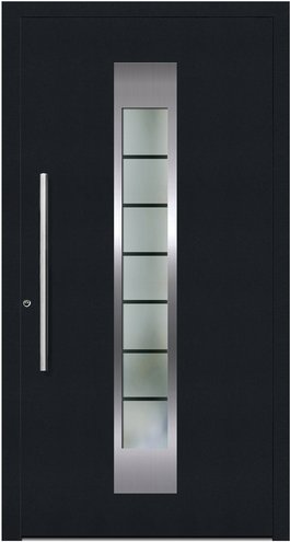 KNOCK Aluminium-Haustür »Terra Nova«, anthrazit - grau