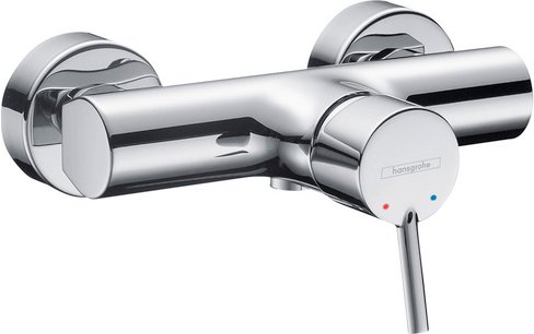 HANSGROHE Brause-Einhebelmischer »Talis S«, Messing, glänzend, ½" - silberfarben
