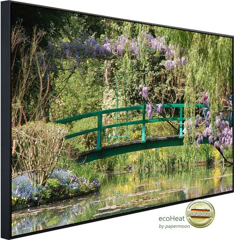 Thumbnail - papermoon Infrarotheizung »EcoHeat - Giverney «, Matt-Effekt - bunt