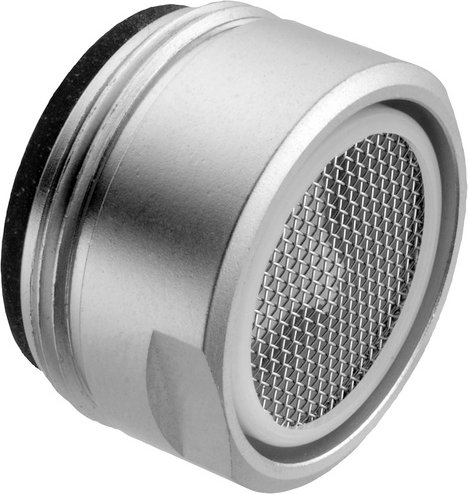 WELLWATER Luftsprudler, Messing, silberfarben, M 24