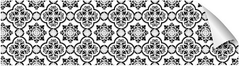 mySPOTTI Küchenrückwand-Panel »fixy«, weiß/schwarz - weiss