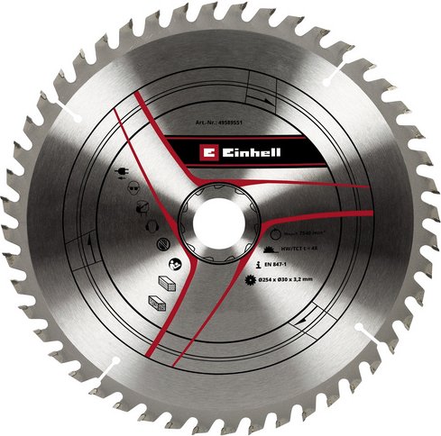 EINHELL Tisch-Kreissägeblätter, Hartmetall