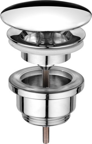 CORNAT Badablauf, Zinkdruckguss/Messing, 1 1/4" - silberfarben