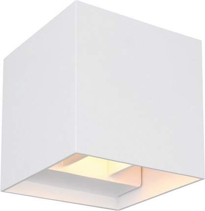 GLOBO LIGHTING Außenwandleuchte »VERONIKA«, Aluminium Druckguss, weiß - weiss