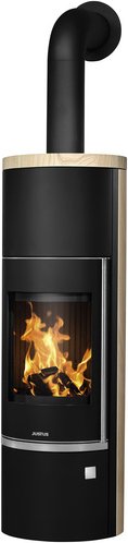 JUSTUS Kaminofen »Faro Aqua 2.0«, schwarz/beige, Sandstein, 8,5 kW, wasserführend