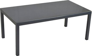 MERXX Gartentisch, BxHxT: 100 x 75,5 x 190 cm, Aluminium - grau