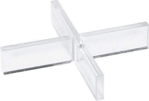 Mr. GARDENER Fugenkreuz, 3 mm, Kunststoff - transparent