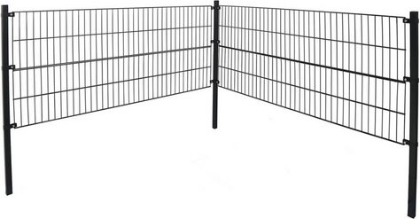 Doppelstabmattenzaun »MORATA«, 240 cm x 30 m, Anthrazit - grau