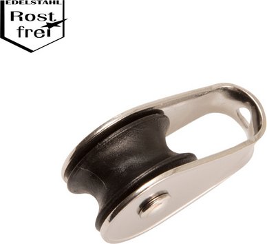 CONACORD Block, für Seile bis 10 mm Ø - silberfarben