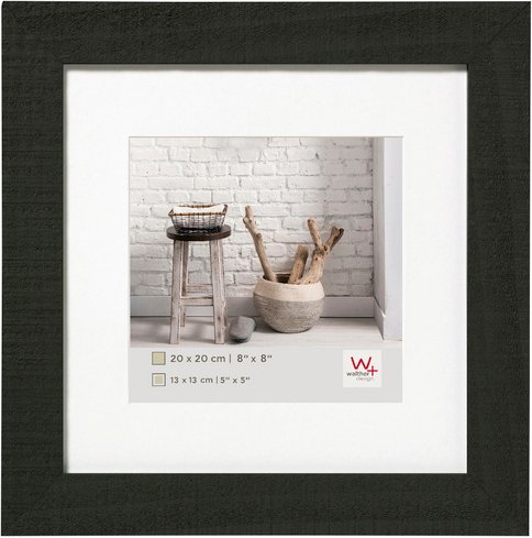 Thumbnail - Walther Design Bilderrahmen »HOME«, BxL: 24,7 x 24,5 cm, Schwarz, Holz