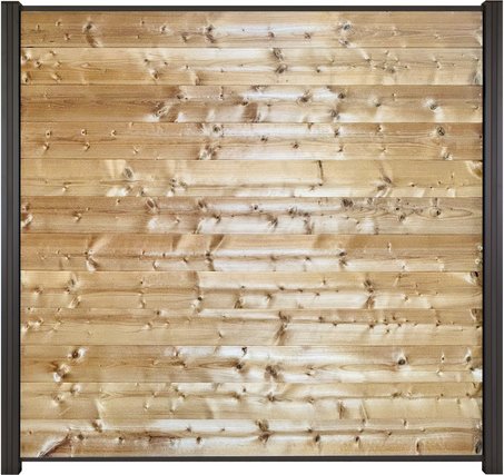 Mr. GARDENER Steckzaunsystem »Turino«, 179x90 cm (BxH), 6er-Set, Thermokiefer - braun