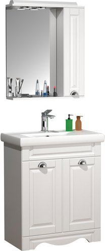 VCM Waschplatz-Set »Casalo«, 3-tlg., weiß - weiss