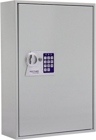 Rottner Tresor Schlüsseltresor »S Schlüsselschrank«, lichtgrau, Stahl, (B x H:) 38 x 55 cm