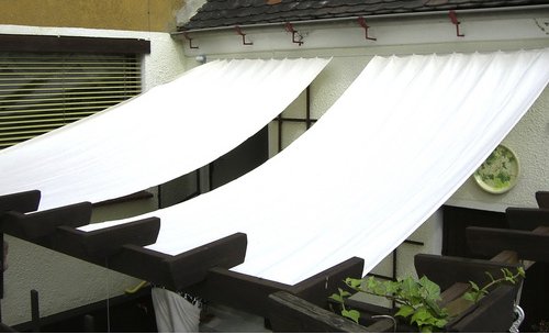 Thumbnail - FLORACORD Pergola-Bausatz, rechteckig, 420 x 140 cm - weiss
