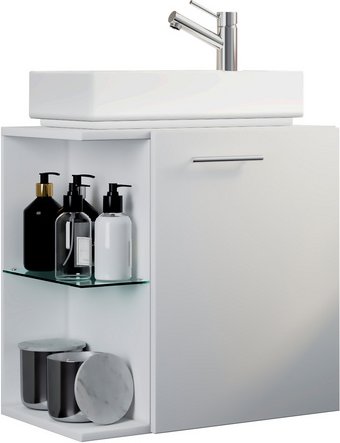 VCM Gäste-Waschplätze »Hausa«, BxHxT: 52 x 63 x 34 cm - weiss