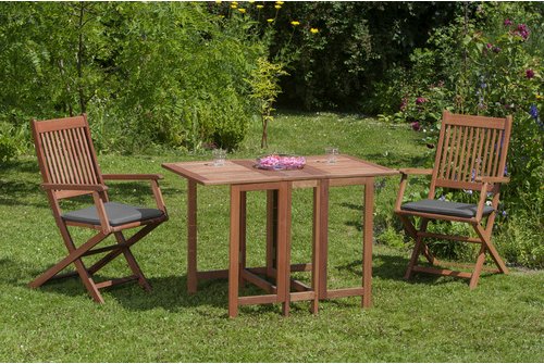 MERXX Gartenmöbelset »Rio«, Holz, 3-teilig - beige