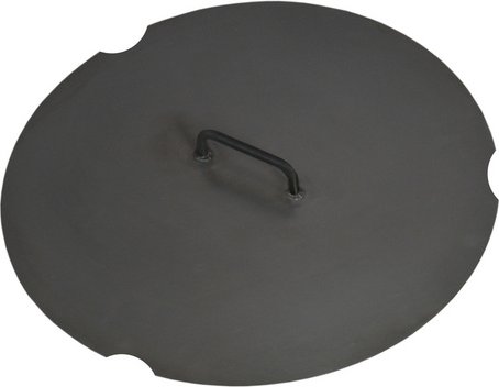 CookKing Feuerschalendeckel, BxHxT: 82 x 3 x 82 cm, schwarz