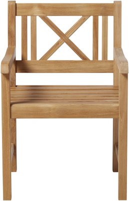 Cinas Gartenstuhl »Rosenborg«, BxHxT: 59 x 89 x 59 cm, Teakholz, braun