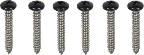 FLORAWORLD Schraubenset, anthrazit, Stahl, 6 Stück - grau