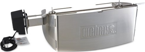 WEBER Drehspieß »Q 200/2000«, Edelstahl - schwarz