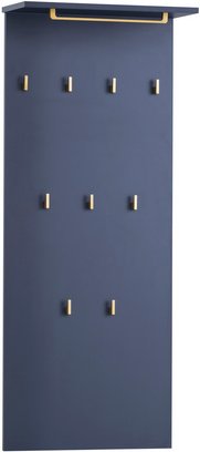 SCHILDMEYER Hakenpaneel »Kent«, BxHxT: 50 x 120,6 x 19,9 cm, mitternachtsblau, Holzwerkstoff melaminbeschichtet