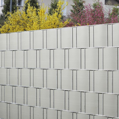 FLORAWORLD Sichtschutzstreifen »Comfort«, PVC, LxH: 251,5 x 19 cm - silberfarben