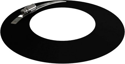 Jeremias Rosette »Pellet-Line«, schwarz