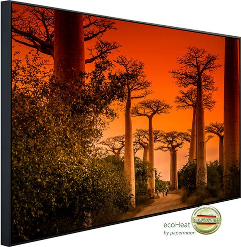 papermoon Infrarotheizung »EcoHeat - Wald «, Matt-Effekt - bunt