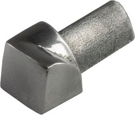 Fuchs Design Fliesenschiene-Innenecke, BxL: 6 x 3 cm, Edelstahl - silberfarben