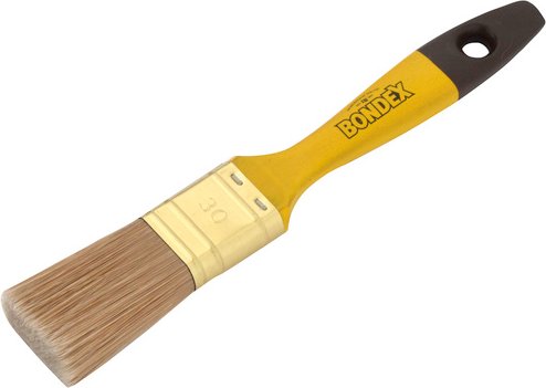 BONDEX Flachpinsel, Arbeitsbreite: 30cm, Holz - gelb
