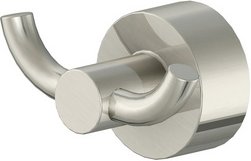 LENZ Handtuchhalter & Haken »SCALA«, Nickel-matt, Montageart: Kleben oder Bohren - silberfarben