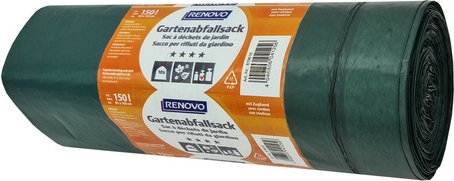 RENOVO Gartenabfallsack, BxL: 85 x 105 cm, 150 L - gruen