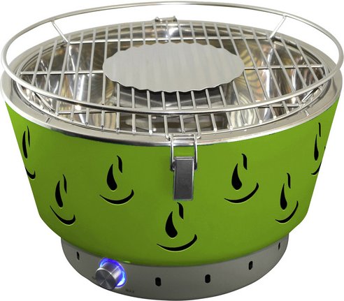 ACTIVA Holzkohlegrill »Airbroil«, Grillfläche Ø 31,5 cm - gruen