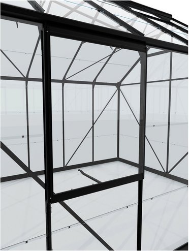 VITAVIA Seitenfenster »V«, BxT: 59,5 x 79,2 cm - schwarz