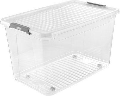 KEEEPER Clipbox »Leo«, 56,0L 59x38x35,5 cm transparent