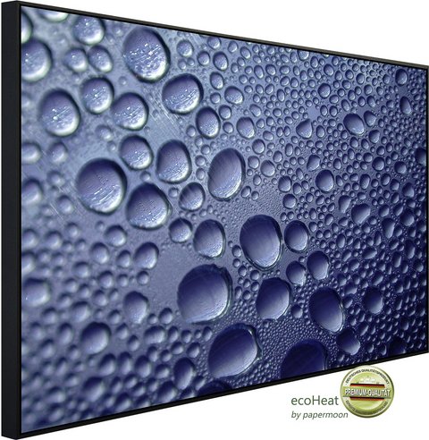 Thumbnail - papermoon Infrarotheizung »EcoHeat - Wassertropfen«, Matt-Effekt - bunt